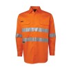 Orange Cotton Hi Vis Work Shirts